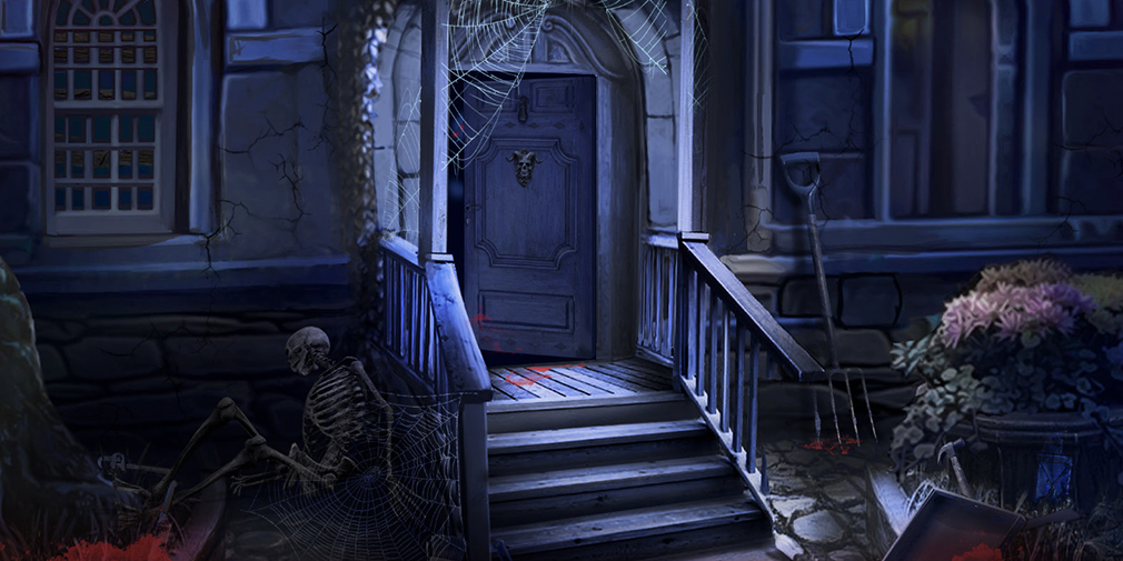 Outside of the house in Horror House Escape Games